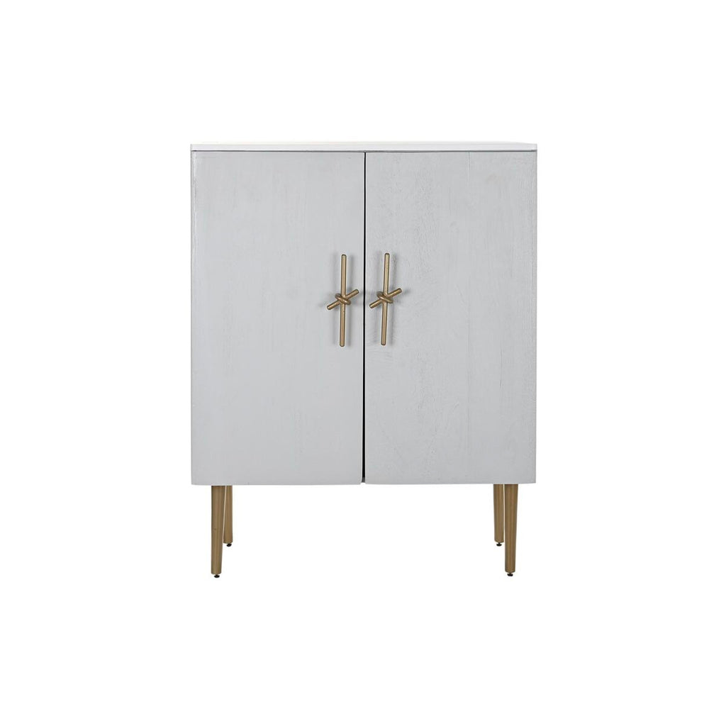 Skříňka DKD Home Decor bílá zlatá železná mangové dřevo 85 x 45 x 110 cm BAR – obrázek 7