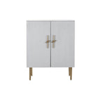 Skříňka DKD Home Decor bílá zlatá železná mangové dřevo 85 x 45 x 110 cm BAR – obrázek 7