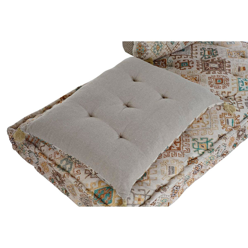 Dvoumístná pohovka DKD Home Decor žlutá hnědá béžová 145 x 76 x 13 cm – obrázek 5