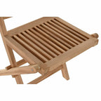 Zahradní židle DKD Home Decor hnědá 57 x 47 x 90 cm teak (57 x 47 x 90 cm) – obrázek 4