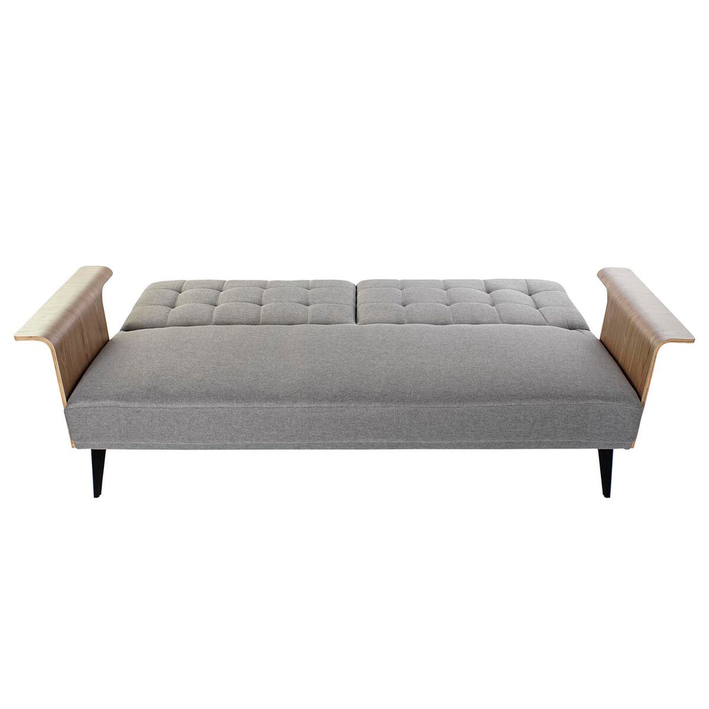 Rozkládací pohovka DKD Home Decor Hnědá Šedá Kov Urban 203 x 87 x 81 cm – obrázek 5