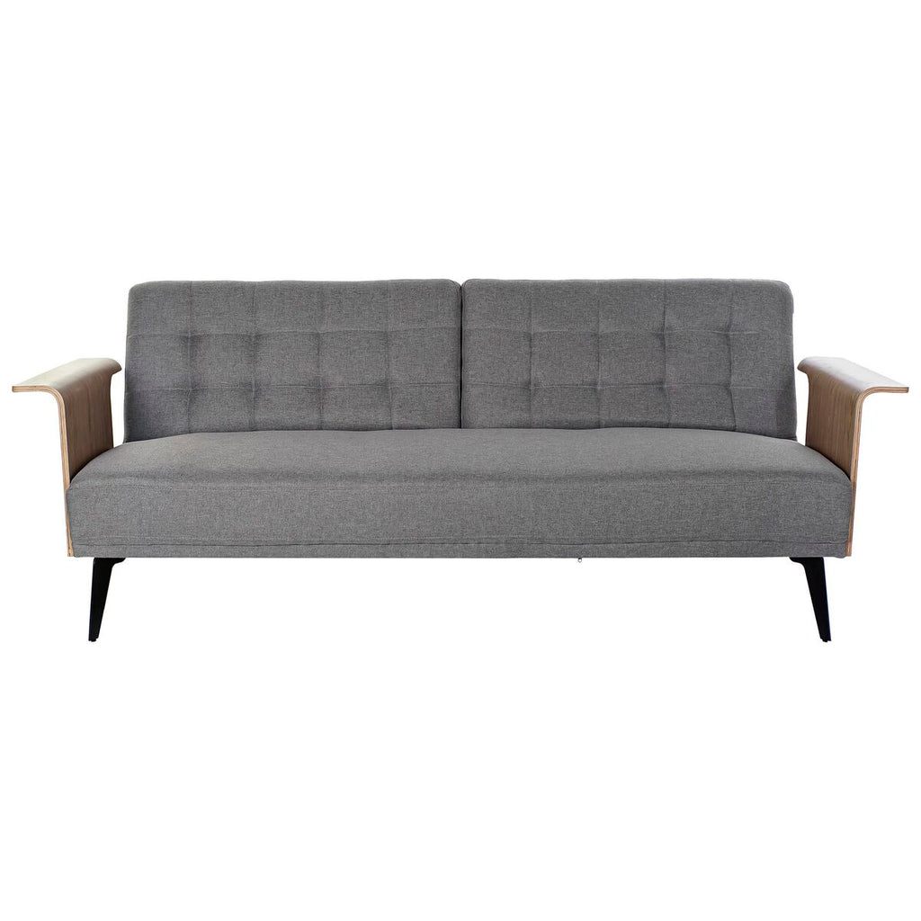 Rozkládací pohovka DKD Home Decor Hnědá Šedá Kov Urban 203 x 87 x 81 cm