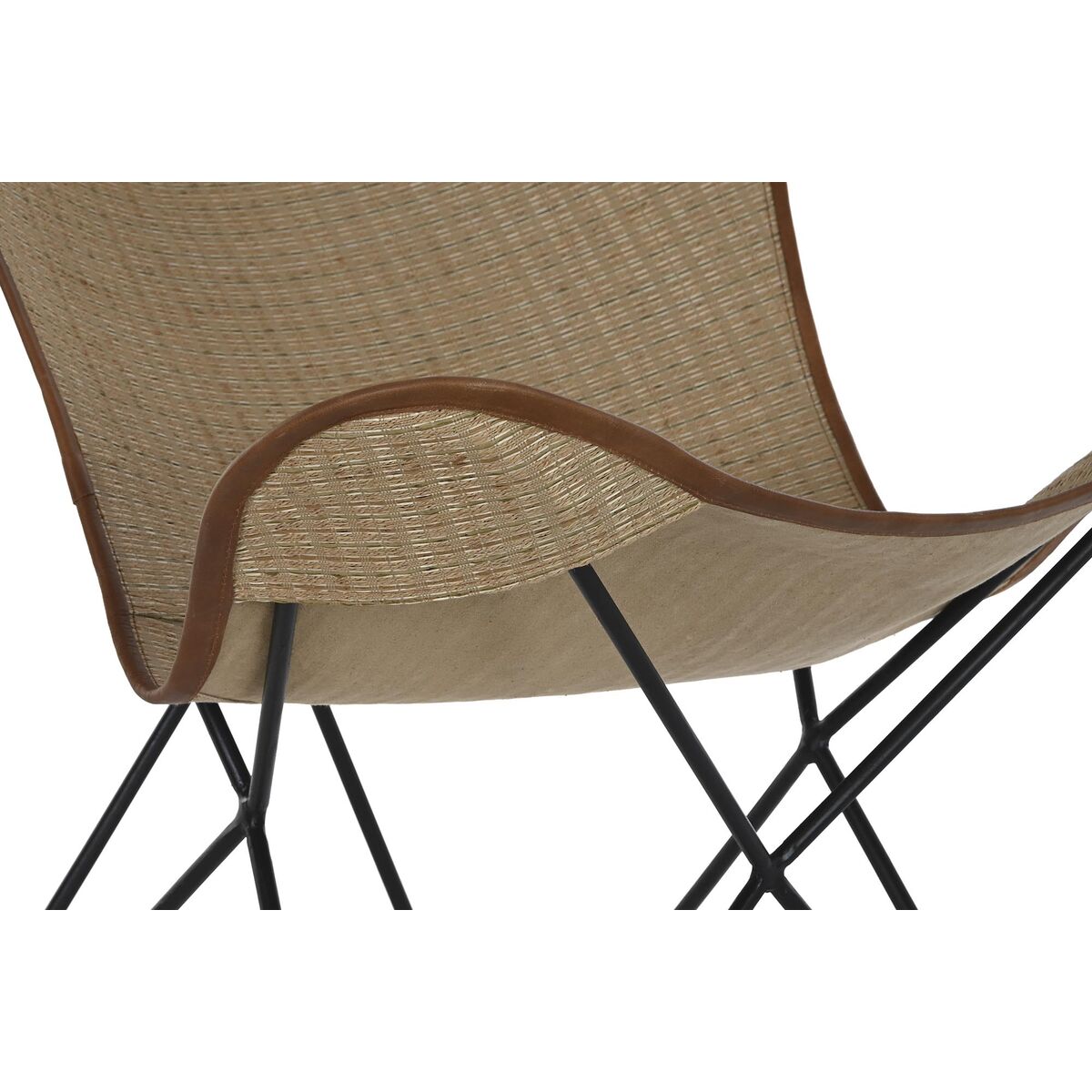 Židle DKD Home Decor Kov Ratan (74 x 78 x 92 cm) – obrázek 3