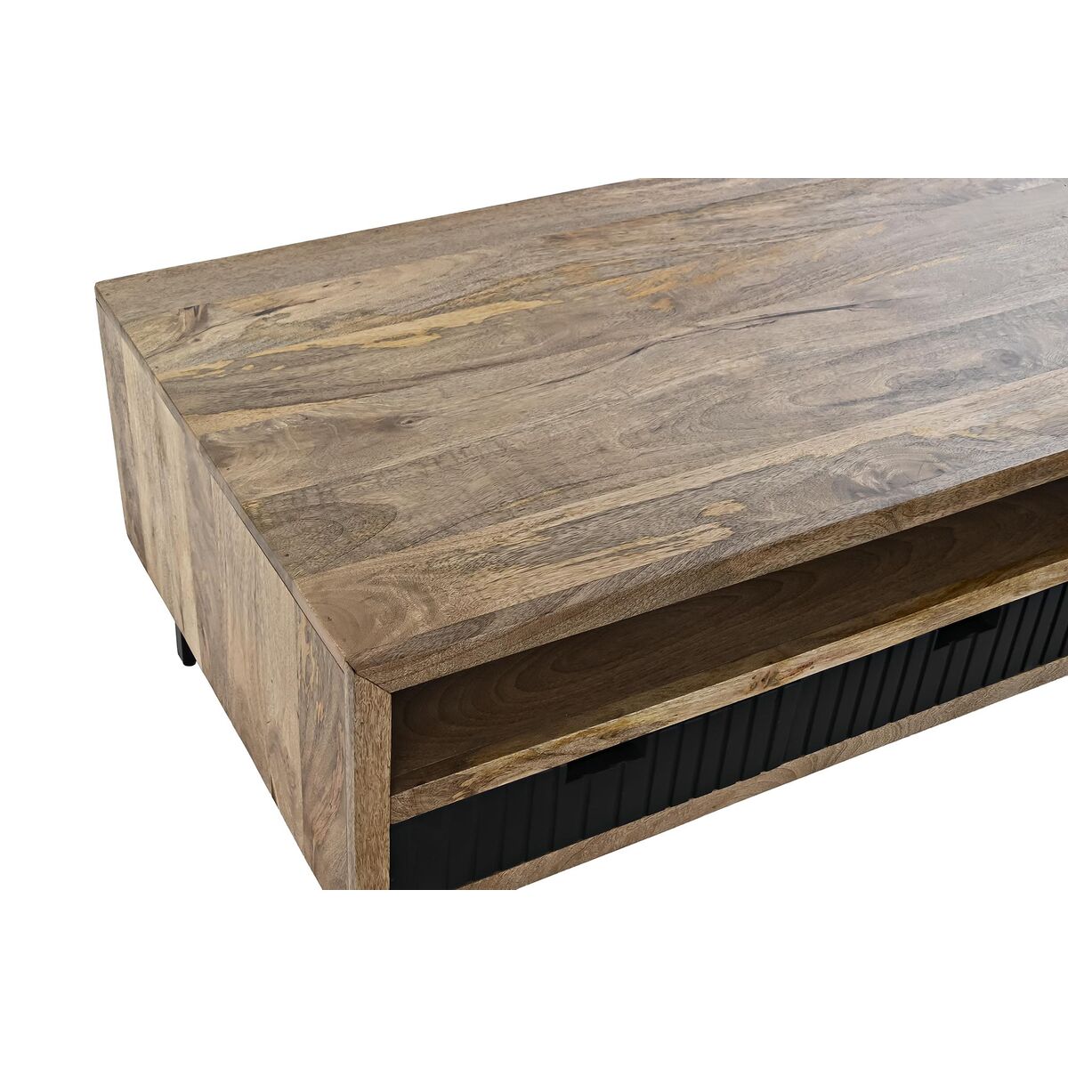 Stolní dekorace DKD Home Decor černá světle hnědá kov mangové dřevo 120 x 60 x 45 cm – obrázek 5