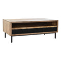 Stolní dekorace DKD Home Decor černá světle hnědá kov mangové dřevo 120 x 60 x 45 cm