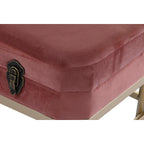 Stolička DKD Home Decor růžová zlatá kovová (80 x 40 x 47 cm) – obrázek 6
