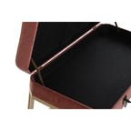 Stolička DKD Home Decor růžová zlatá kovová (80 x 40 x 47 cm) – obrázek 5