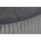 Podnožka DKD Home Decor 80 x 80 x 38 cm Scandi šedá dřevo samet tmavě šedá Velvet – obrázek 2