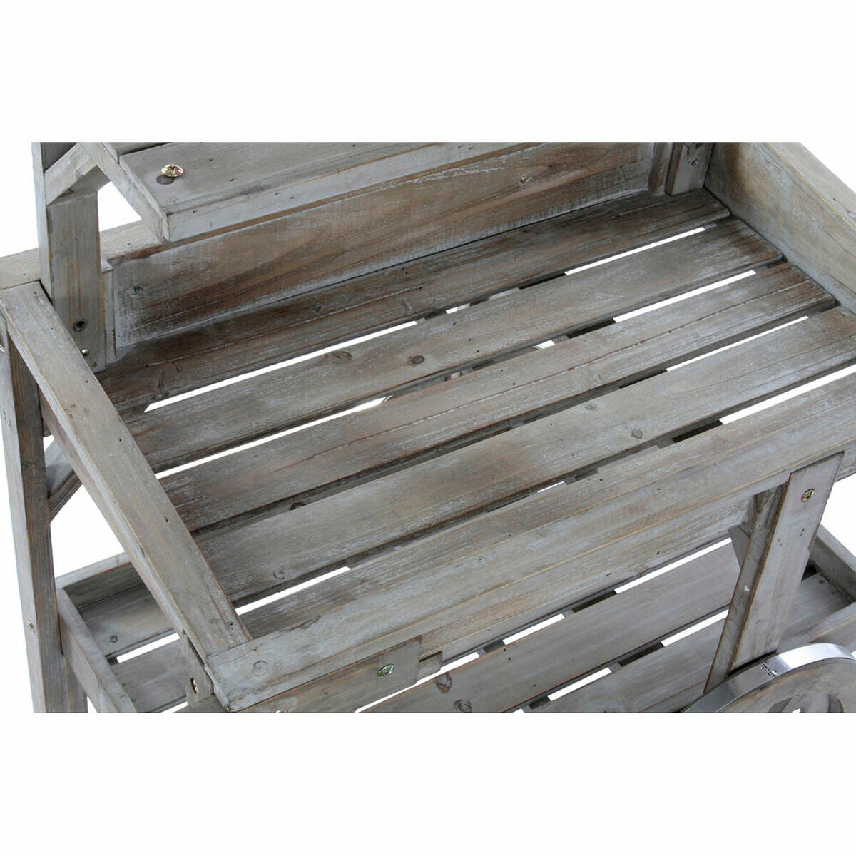Zahradní vozík DKD Home Decor 87 x 14 x 109 cm 87 x 41 x 109 cm Světle hnědá – obrázek 3