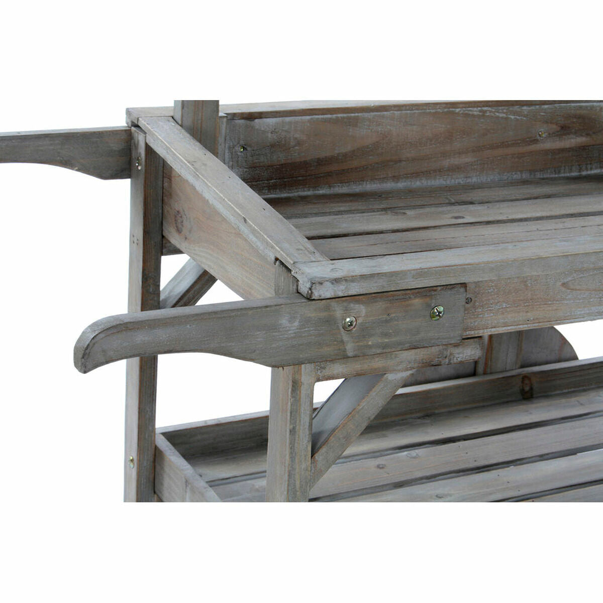 Zahradní vozík DKD Home Decor 87 x 14 x 109 cm 87 x 41 x 109 cm Světle hnědá – obrázek 5