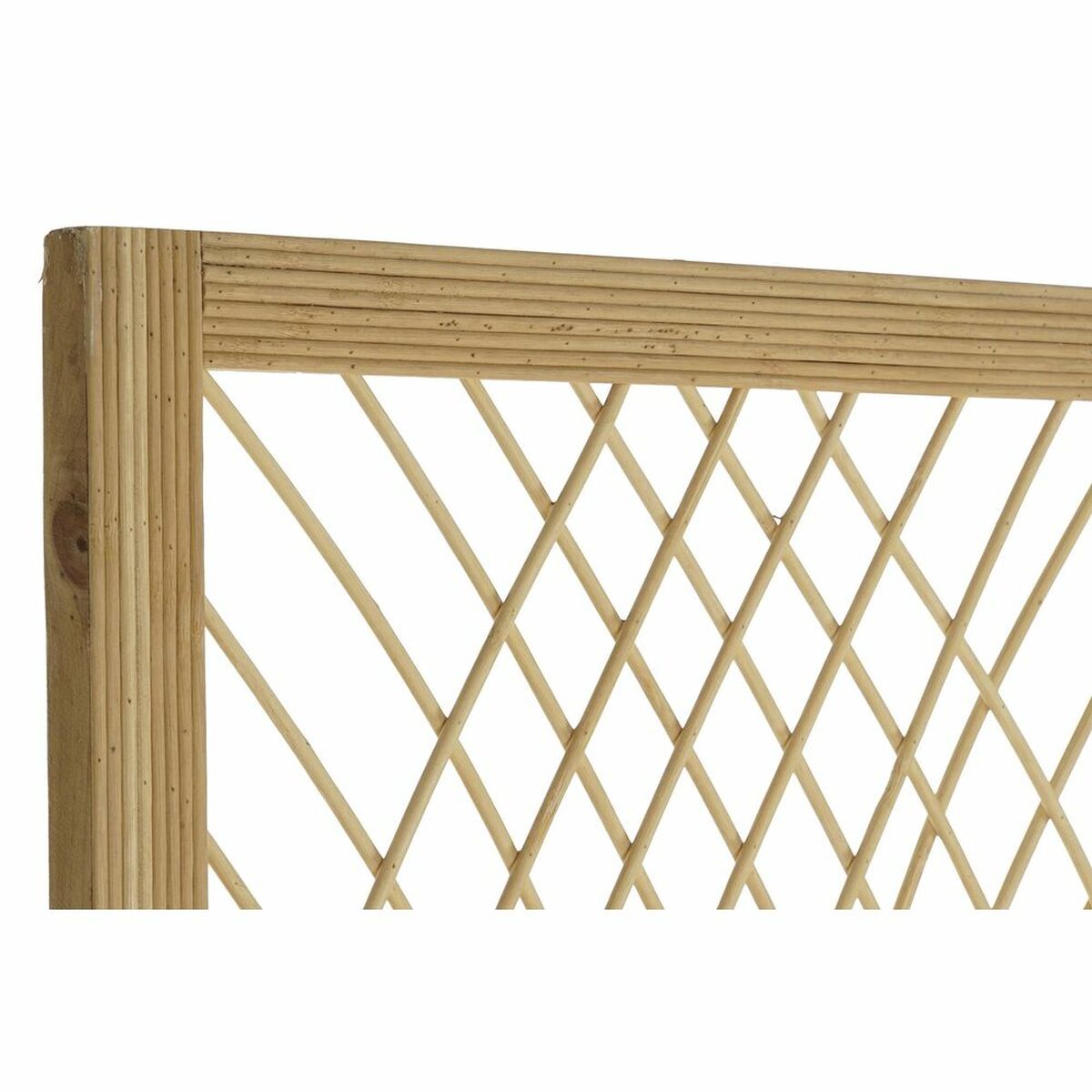 Španělská zástěna DKD Home Decor 136 x 2,5 x 180 cm kov bambus 30 x 40 cm – obrázek 2