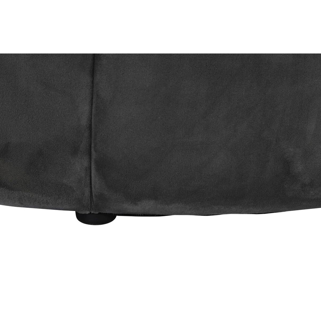 Podnožka DKD Home Decor šedá 30 % polyester (85 x 85 x 48 cm) – obrázek 4
