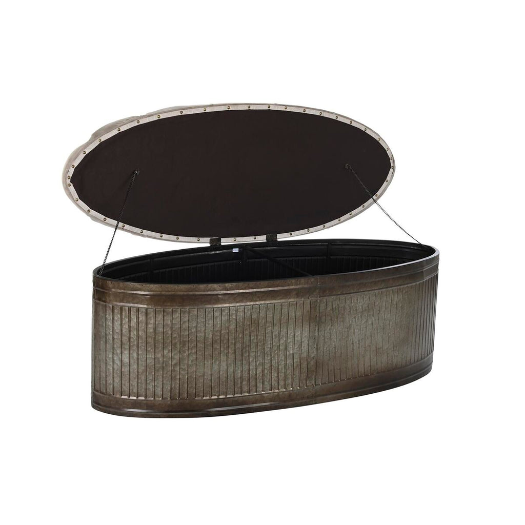 Barová stolička DKD Home Decor Béžová Kov polyester Tmavě hnědá (121 x 44 x 47,5 cm) – obrázek 2