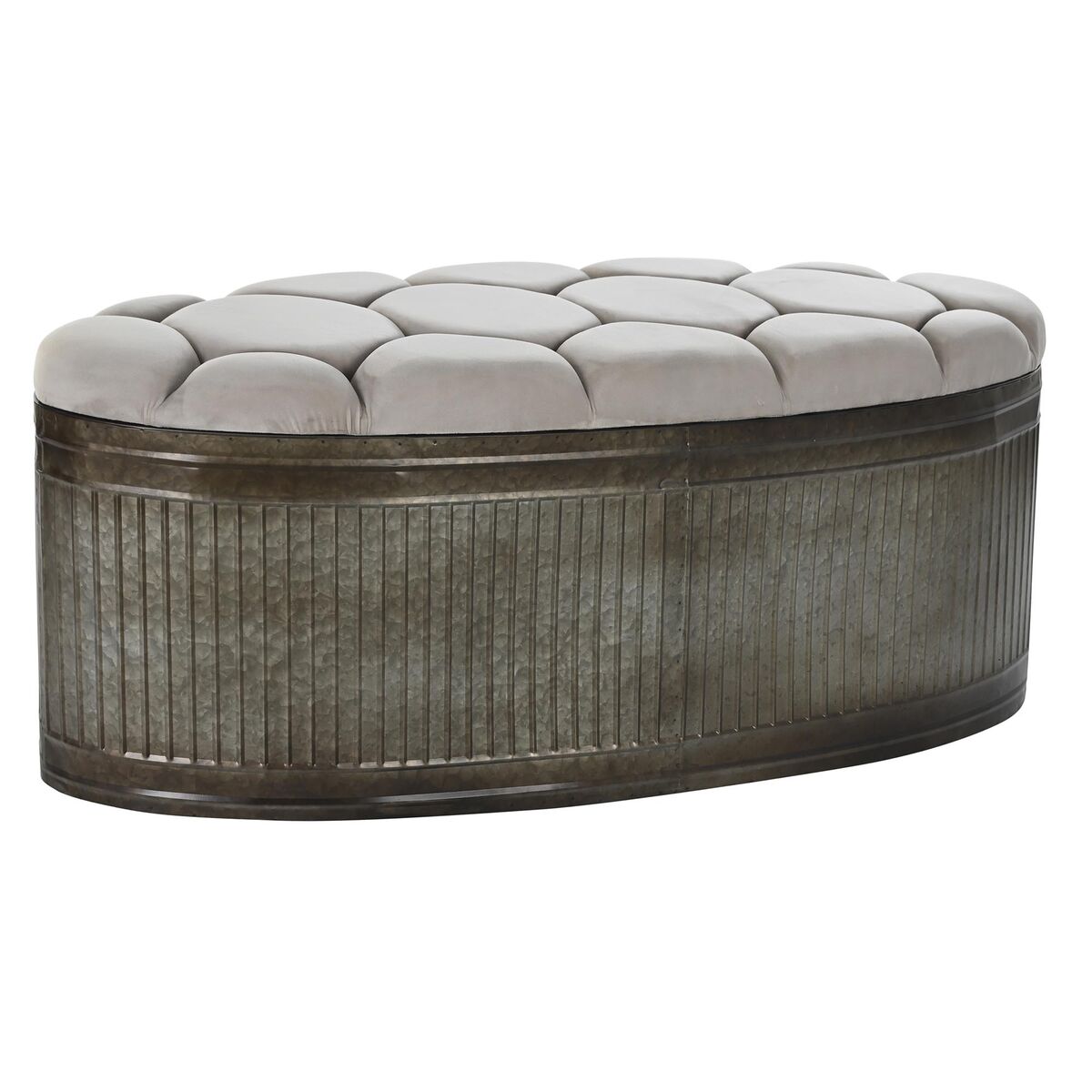 Barová stolička DKD Home Decor Béžová Kov polyester Tmavě hnědá (121 x 44 x 47,5 cm)