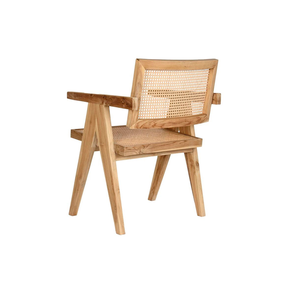 Jídelní židle DKD Home Decor přírodní teak ratan (58 x 56 x 82 cm) – obrázek 2