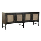 Příborník DKD Home Decor Hnědý Ratan Mangové dřevo 155 x 40 x 61,5 cm