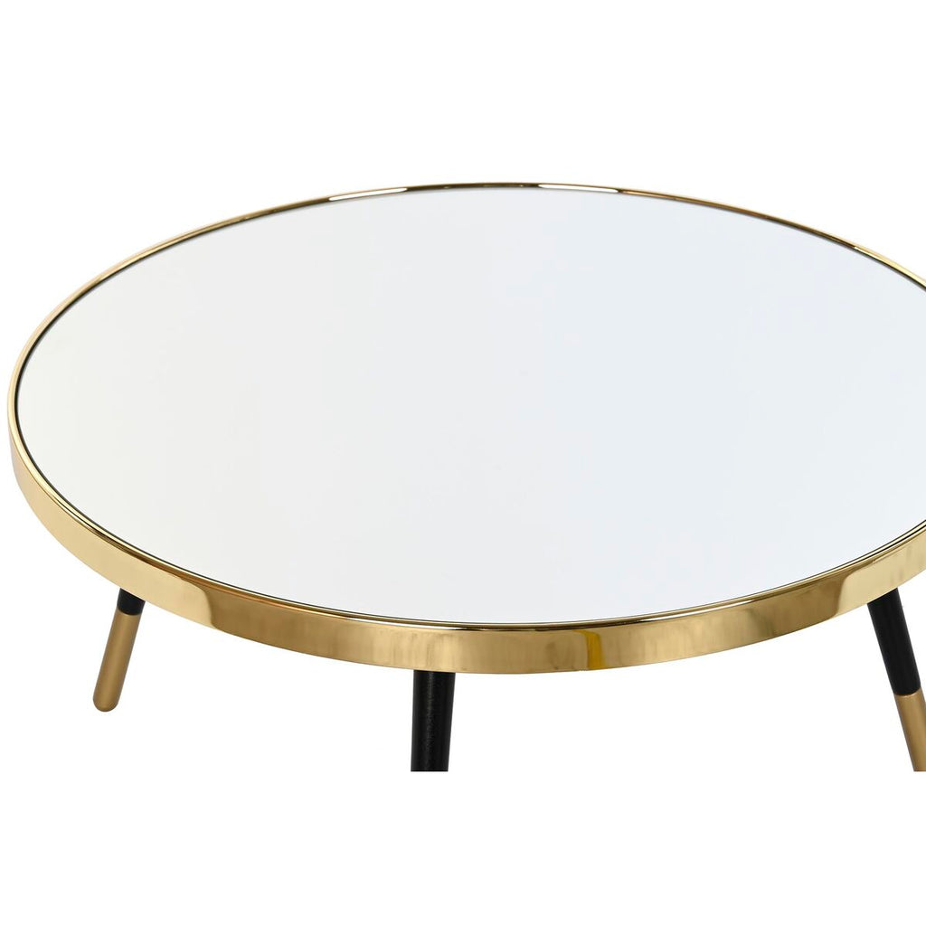 Stolní dekorace DKD Home Decor Glamour Zlato Stříbrná barva Ocel Zrcadlo 82,5 x 82,5 x 40 cm – obrázek 2