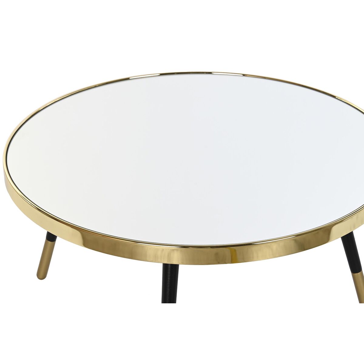 Stolní dekorace DKD Home Decor Glamour Zlato Stříbrná barva Ocel Zrcadlo 82,5 x 82,5 x 40 cm – obrázek 2