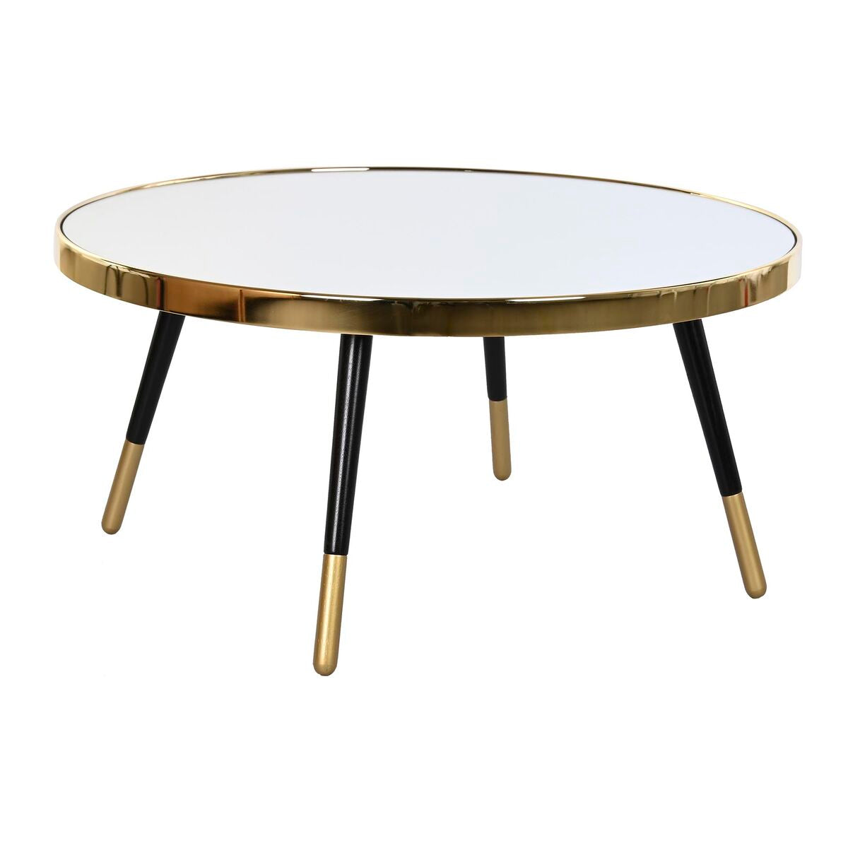 Stolní dekorace DKD Home Decor Glamour Zlato Stříbrná barva Ocel Zrcadlo 82,5 x 82,5 x 40 cm