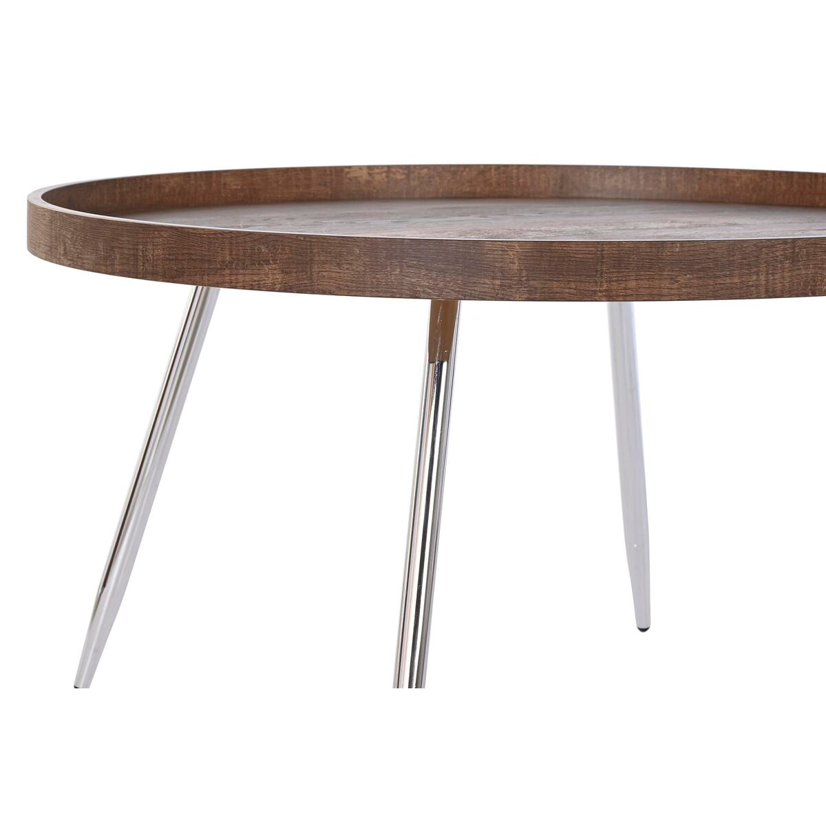 Stolní dekorace DKD Home Decor hnědá stříbrná kov ocel dřevo MDF 30 x 40 cm 78 x 78 x 41,5 cm – obrázek 2