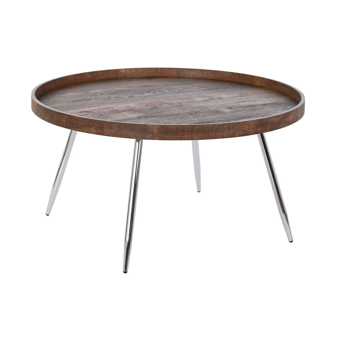 Stolní dekorace DKD Home Decor hnědá stříbrná kov ocel dřevo MDF 30 x 40 cm 78 x 78 x 41,5 cm