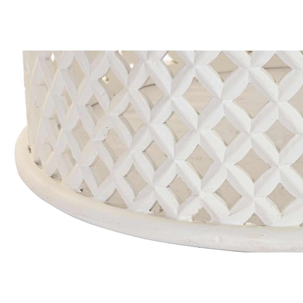 Stolní dekorace DKD Home Decor bílá, přírodní hliník, mangové dřevo 81 x 81 x 45 cm – obrázek 2
