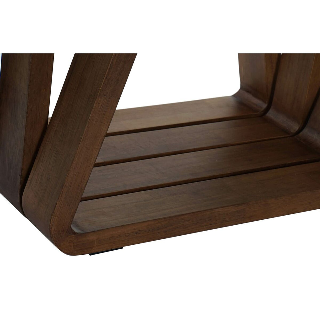 Stolní dekorace DKD Home Decor Křišťál Hnědá Průhledná Ořechové dřevo Hliník Světle hnědá 130 x 70 x 42 cm – obrázek 3
