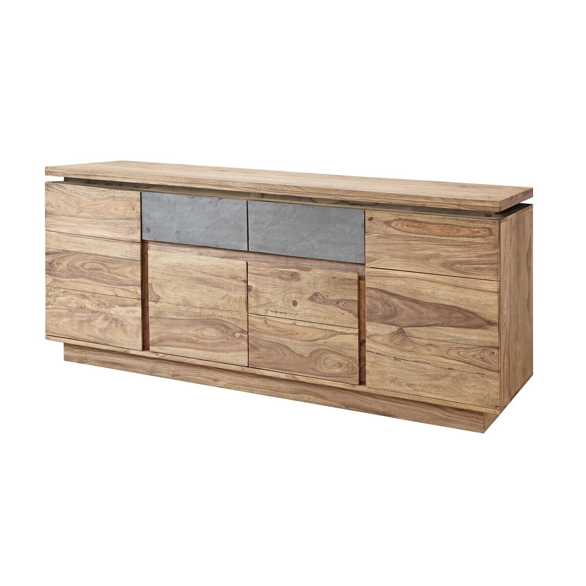 Příborník DKD Home Decor Šedý přírodní Dřevo 175 x 45 x 72 cm