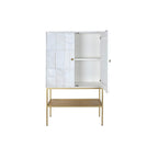 Příborník DKD Home Decor bílý zlatý kov mangovníkové dřevo 91 x 44 x 152 cm – obrázek 4