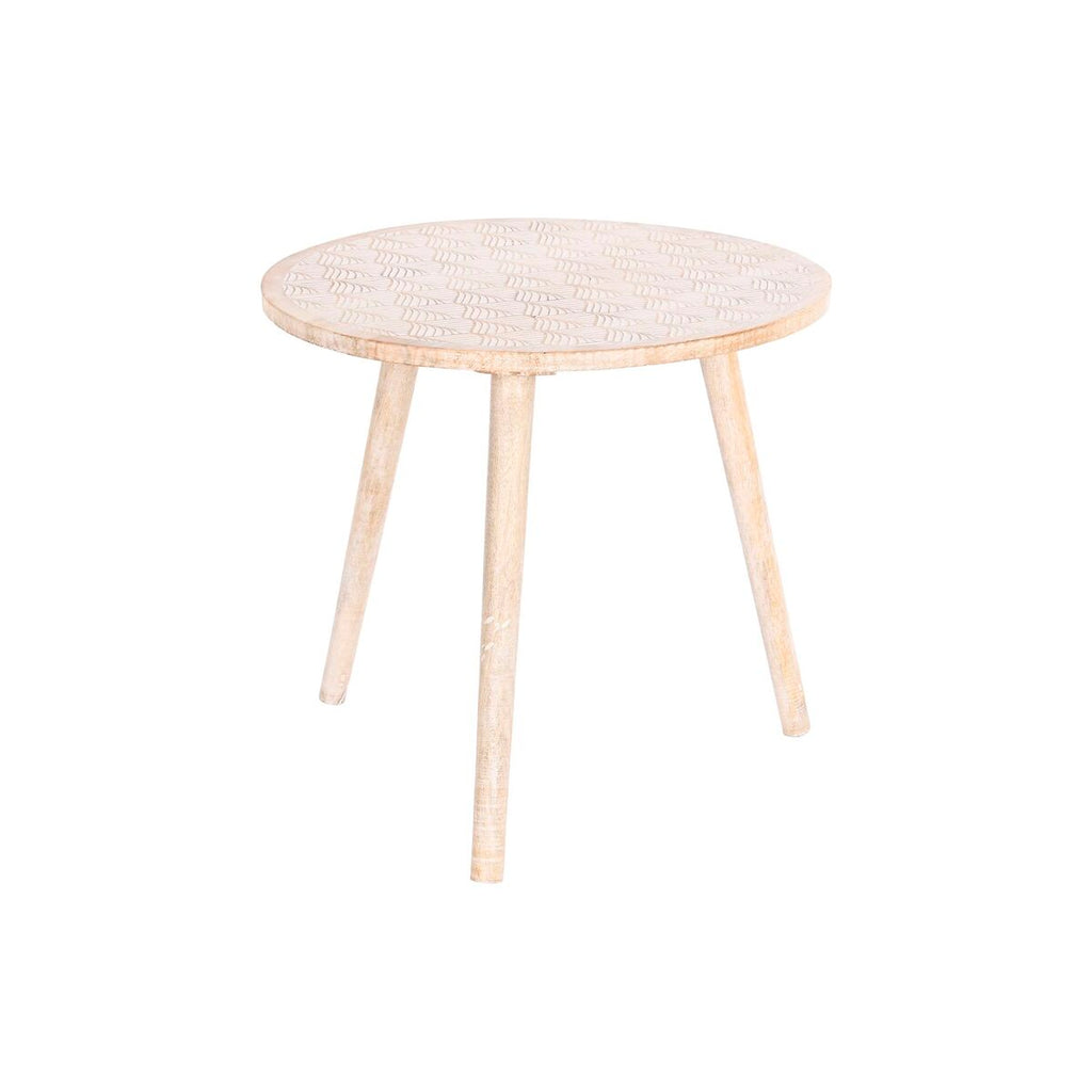 Odkládací stolek DKD Home Decor Hnědý Mangové dřevo (50,5 x 50,5 x 47,5 cm)