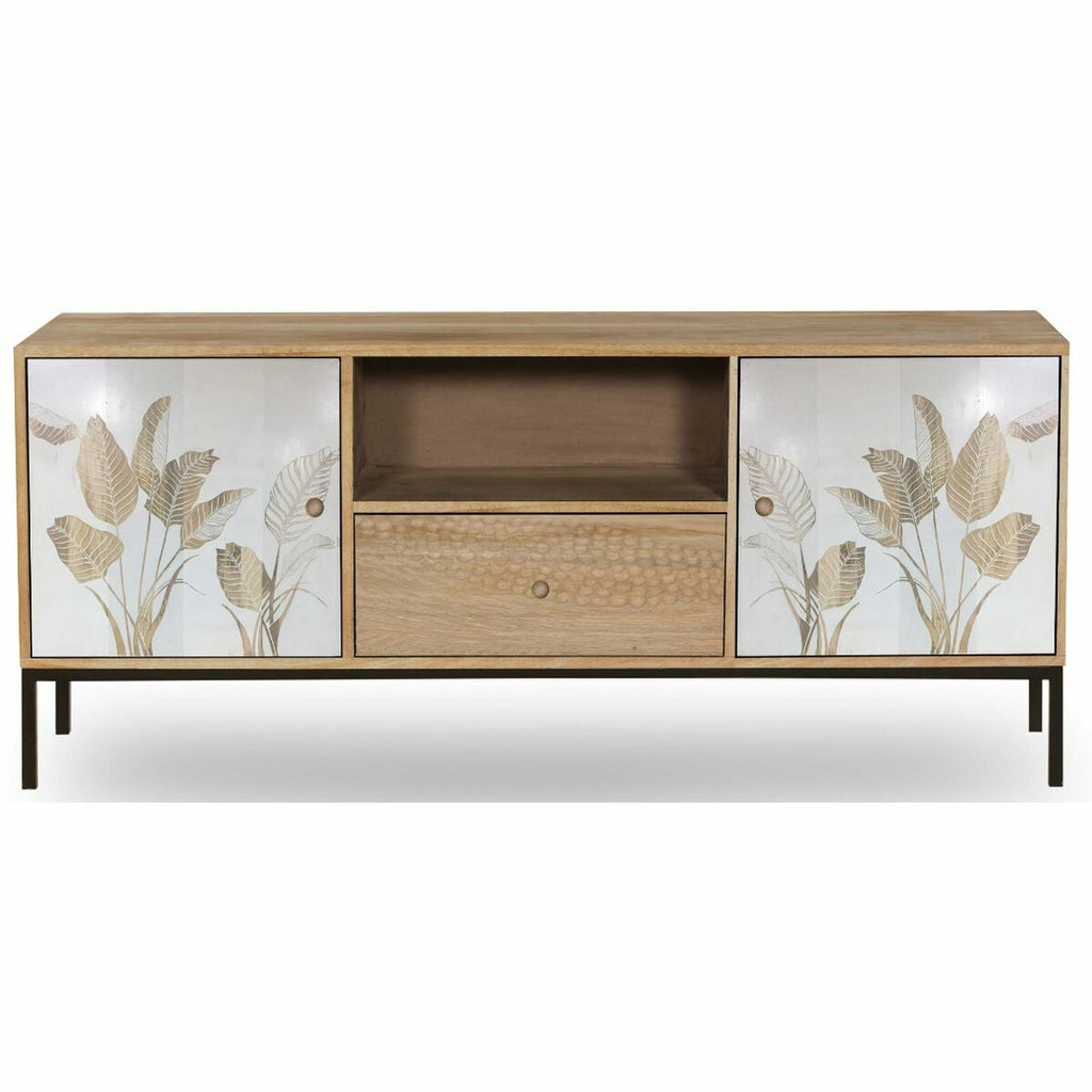 TV stolek DKD Home Decor Kov Mangové dřevo (140 x 40 x 50 cm) – obrázek 2