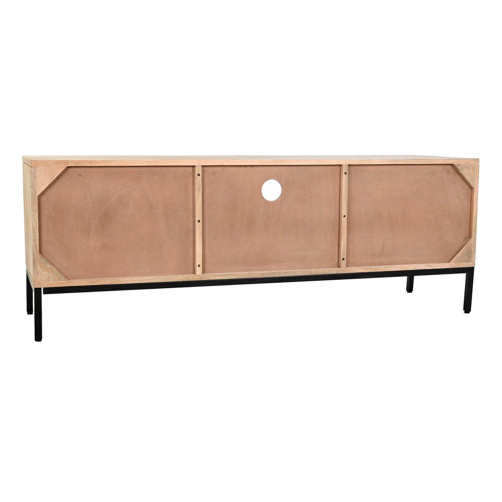 TV stolek DKD Home Decor Kov Mangové dřevo (140 x 40 x 50 cm) – obrázek 3
