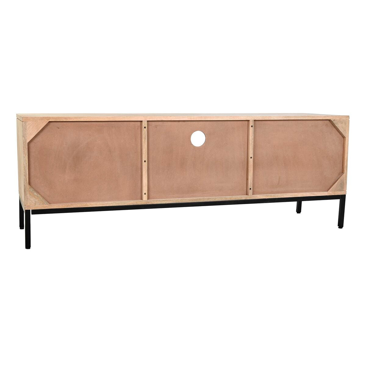 TV stolek DKD Home Decor Kov Mangové dřevo (140 x 40 x 50 cm) – obrázek 3