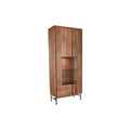 Výstavní stojan DKD Home Decor 80 x 40 x 197 cm křišťál hliník akáciové dřevo
