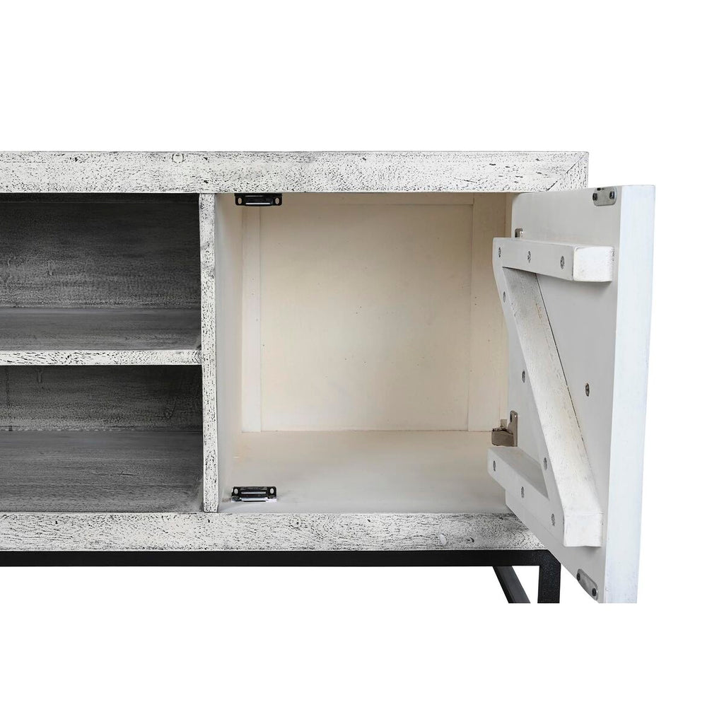 TV skříňka DKD Home Decor bílá béžová šedá vícebarevná z keramiky a mangového dřeva 130 x 40 x 56 cm – obrázek 3