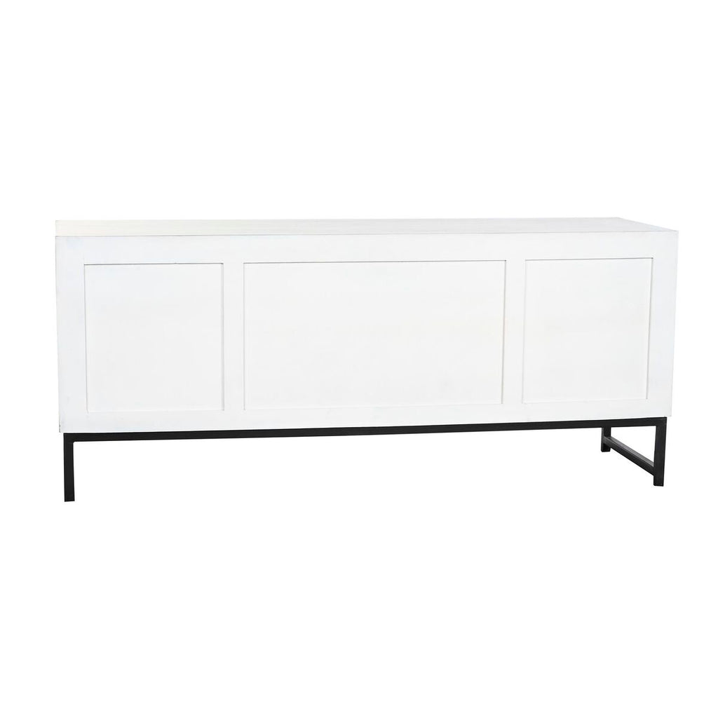 TV skříňka DKD Home Decor bílá béžová šedá vícebarevná z keramiky a mangového dřeva 130 x 40 x 56 cm – obrázek 7