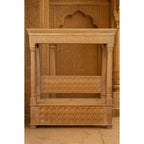 Lavice Home ESPRIT přírodní mangové dřevo Indianer 190 X 54 X 215 CM – obrázek 2