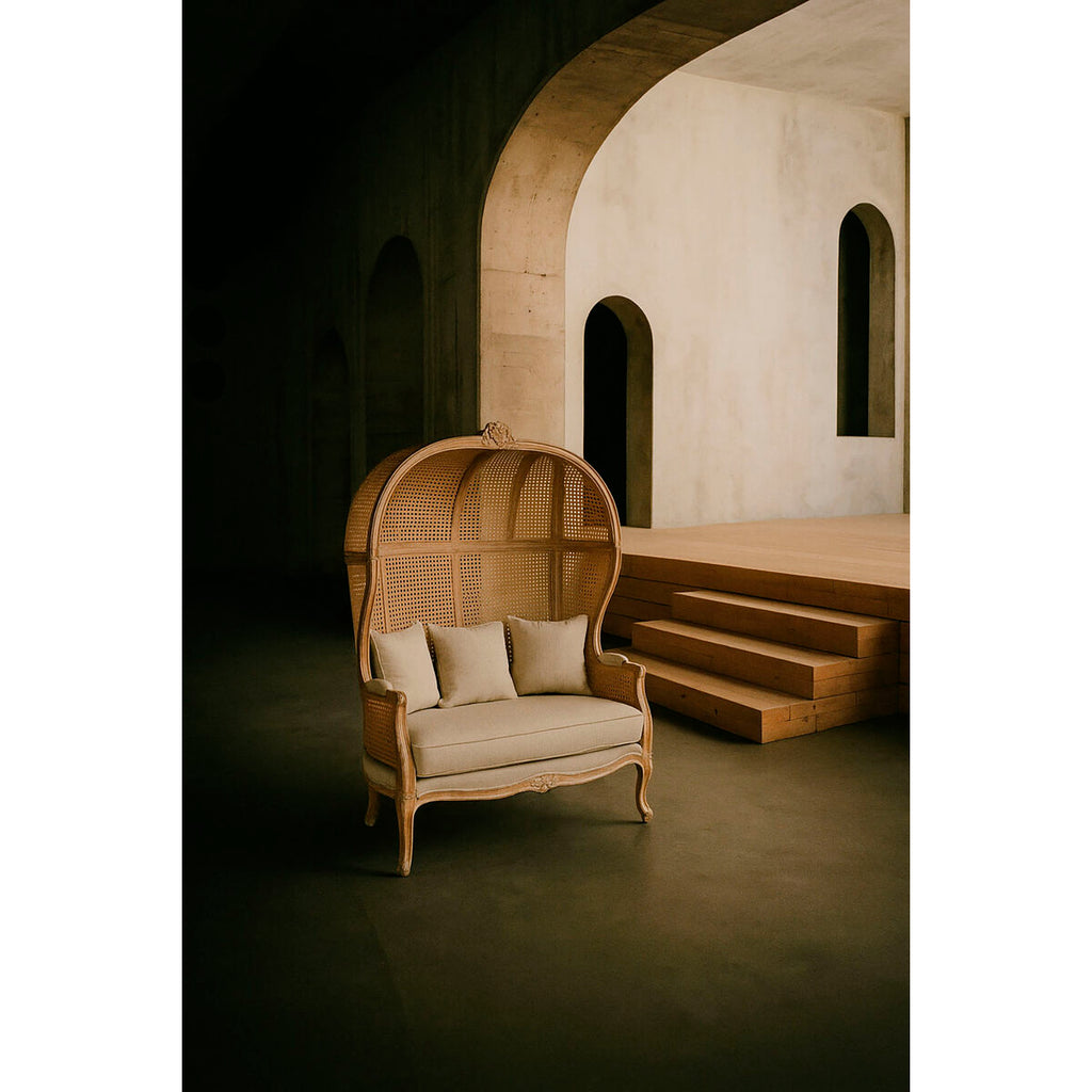 Pohovka Home ESPRIT přírodní 125 × 58 × 155 CM – obrázek 2