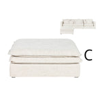 Sedací modul Home ESPRIT béžový 110 x 110 x 48 cm – obrázek 2