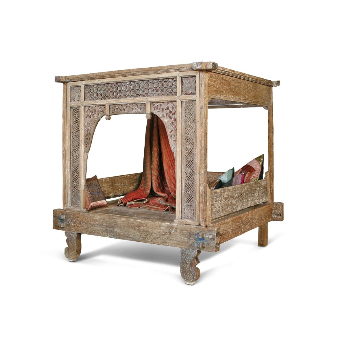 Postel Home ESPRIT přírodní 225 x 160 x 206 cm 32x29.5x24 cm