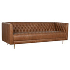 Pohovka Home ESPRIT hnědá 209 × 77 × 74 cm
