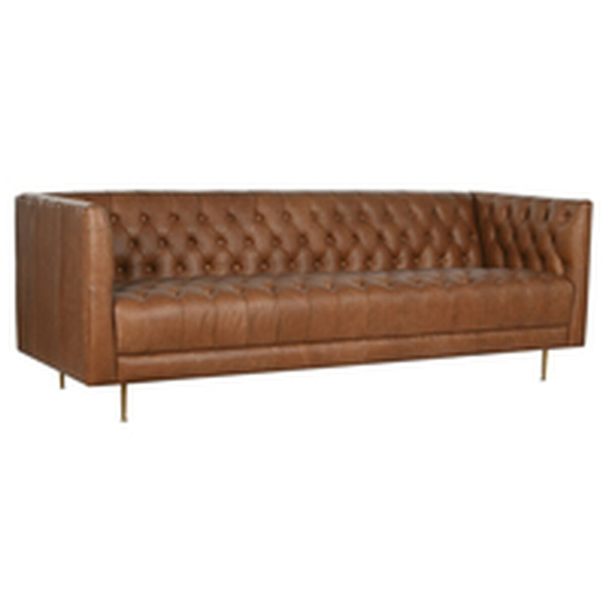 Pohovka Home ESPRIT hnědá 209 × 77 × 74 cm
