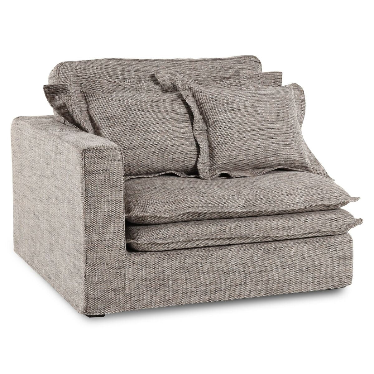 Pohovkový modul Home ESPRIT světle hnědý 120 × 120 × 95 CM
