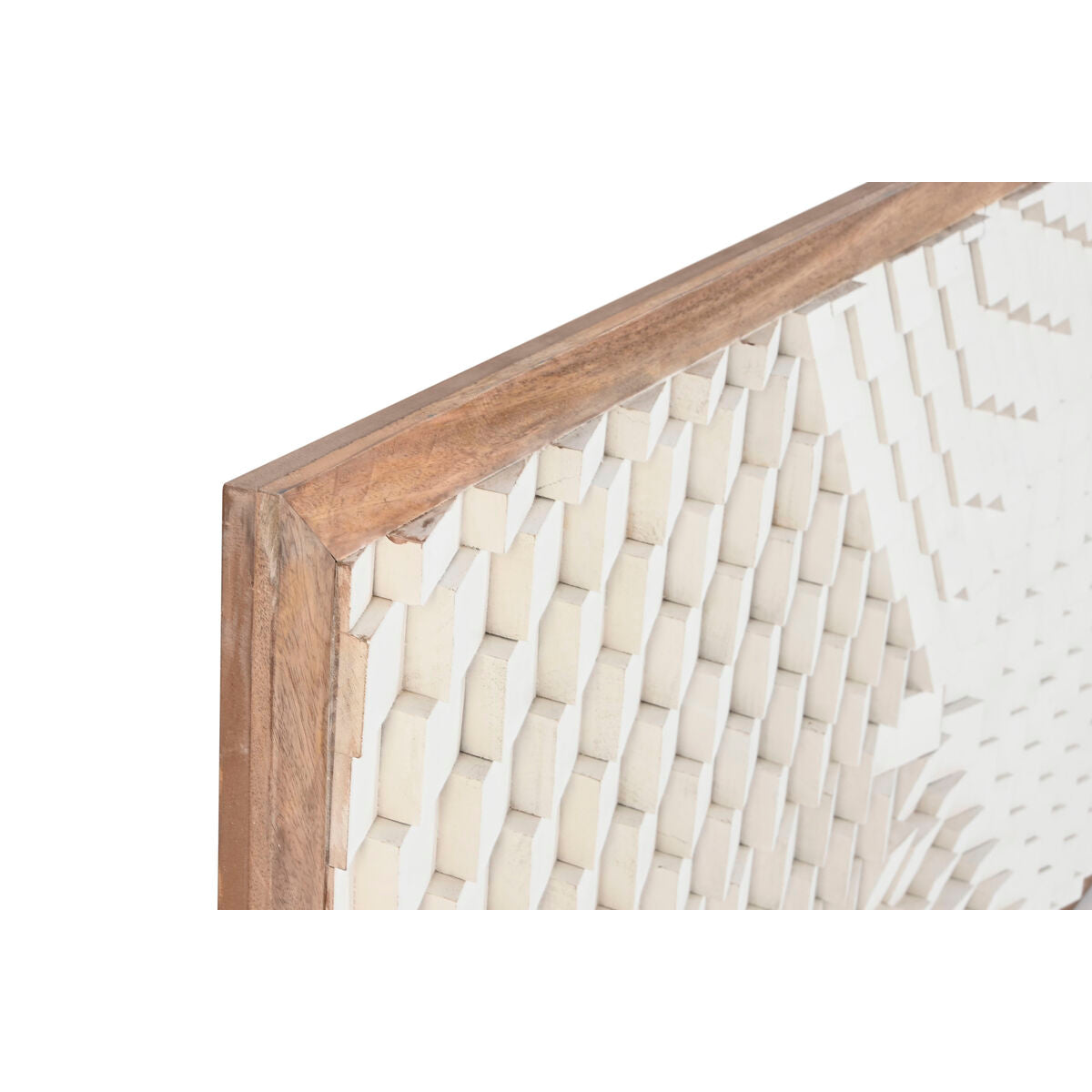 Čelo postele Home ESPRIT bílé přírodní 180 x 5 x 90 cm – obrázek 2