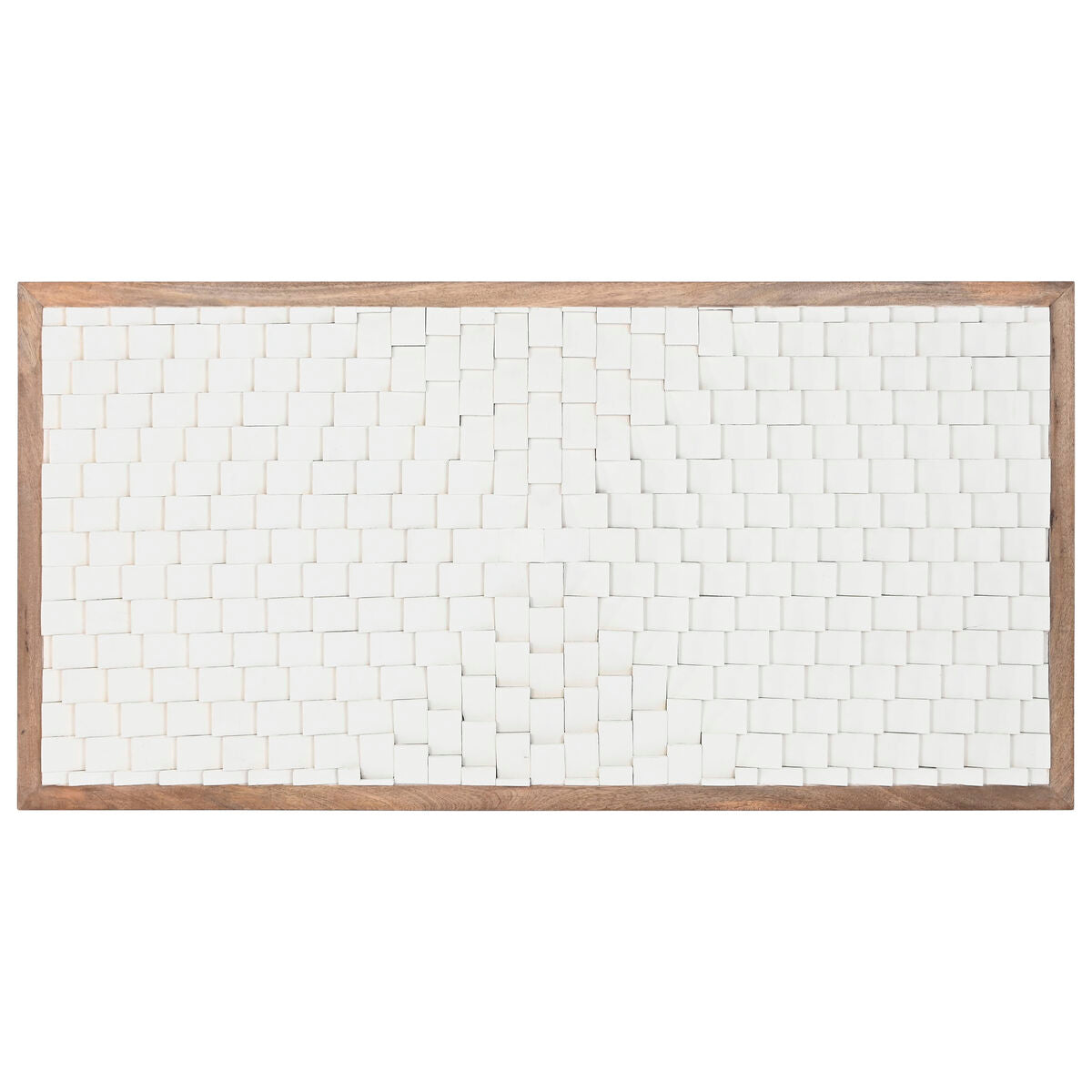 Čelo postele Home ESPRIT bílé přírodní 180 x 5 x 90 cm