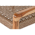 Sedadlo Home ESPRIT hnědé, teakové dřevo, syntetické vlákno 65 x 62 x 72 cm – obrázek 6