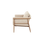 Pohovka Home ESPRIT bílá Urban Decapé 126,5 x 75 x 79 cm – obrázek 4