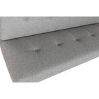 Rozkládací pohovka Home ESPRIT šedá krémová Scandi 172 x 80 x 76 cm – obrázek 3
