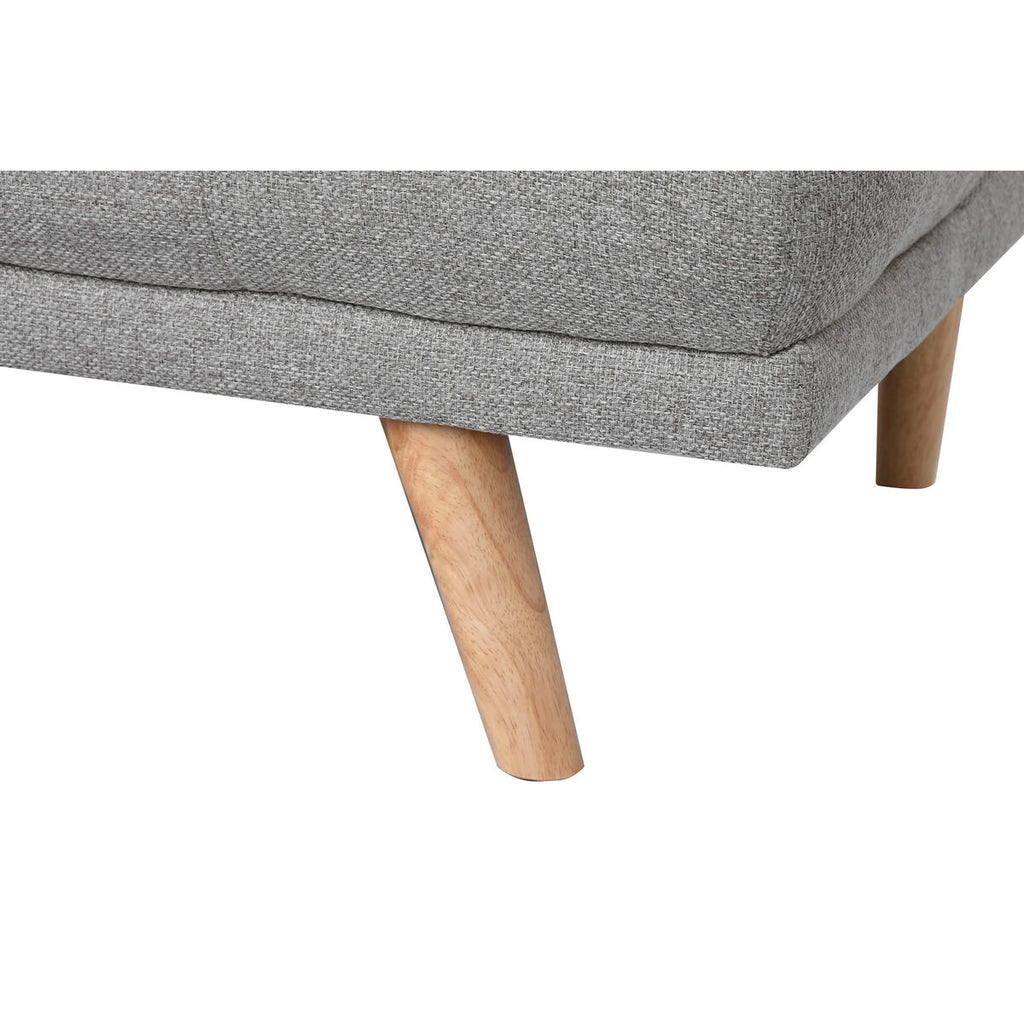 Rozkládací pohovka Home ESPRIT šedá krémová Scandi 172 x 80 x 76 cm – obrázek 6