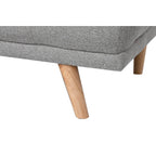 Rozkládací pohovka Home ESPRIT šedá krémová Scandi 172 x 80 x 76 cm – obrázek 6